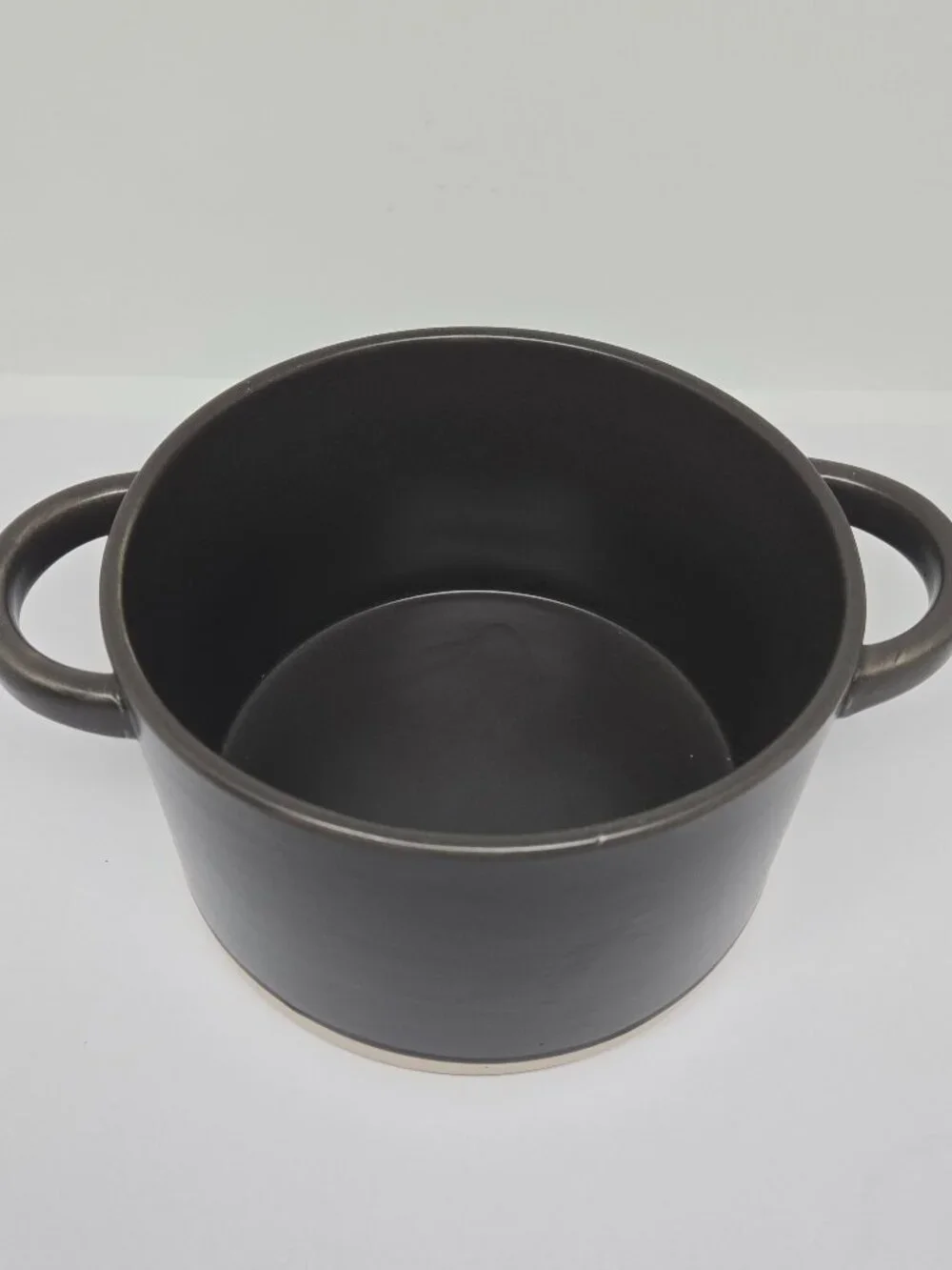 Terrain Bakeware, West Elm, Ceramic Stoneware Pot with Lid, Dark Brown